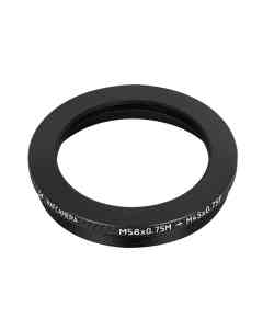 M58x0.75 male to M45x0.75 female thread adapter