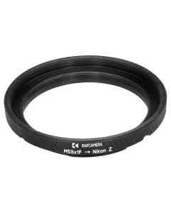 M58x1 female thread to Nikon-Z camera mount adapter for helicoids