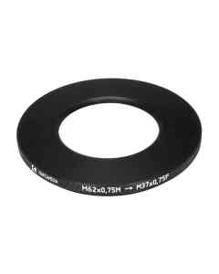 M62x0.75 male to M37x0.75 female thread adapter (step-down ring) for Raynox