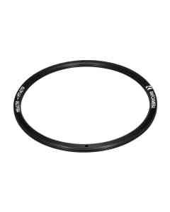M85x0.75 male to M77x0.75 female step-down ring (filter thread adapter), flat
