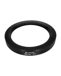 M92x0.75 male thread to 114mm outer diameter adapter for matte box