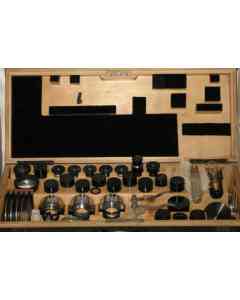 Set of objectives, eyepieces, accessories for reflected light
