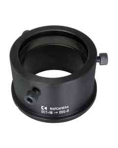 OCT-18 lens to Canon EOS-R camera mount adapter, simple