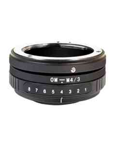 Olympus OM lens to MFT camera adapter with tilt function