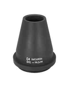 RMS female to M42x1 male thread adapter, cone