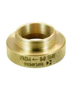 RMS male to M26x0.75 female thread adapter, bronze