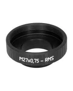 RMS male to M27x0.75 female thread adapter, black