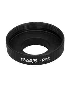 RMS male to M32x0.75 female thread adapter, black
