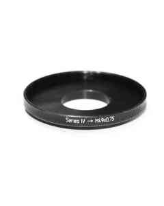 Series IV male to M49x0.75 female thread adapter (filter step-up ring)