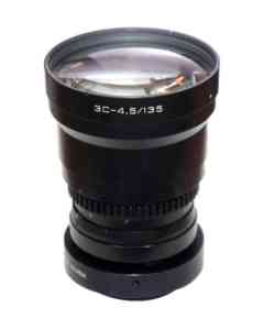 4.5/135mm lens for Russian spy camera Zasada